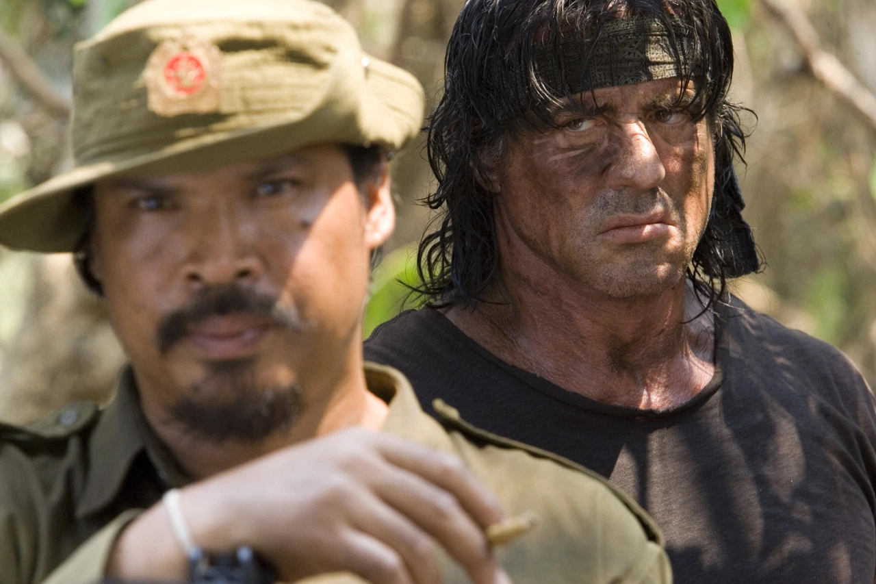 Sylvester Stallone in JOHN RAMBO